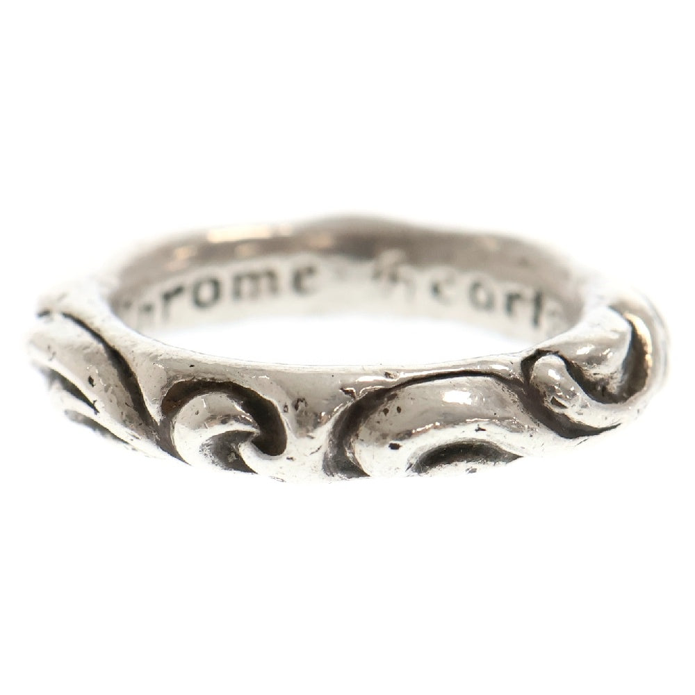 CHROME HEARTS(クロムハーツ) SCRL BAND スクロールバンド リング シルバー