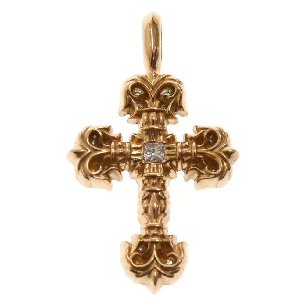 CHROME HEARTS(クロムハーツ) 22K FILIGREE TINY 1DIA タイニーフィリグリークロス 1ダイヤ ペンダントトップ ゴールド BCA044