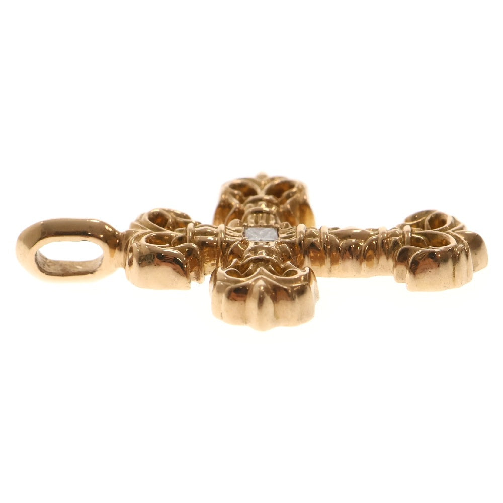 CHROME HEARTS(クロムハーツ) 22K FILIGREE TINY 1DIA タイニーフィリグリークロス 1ダイヤ ペンダントトップ ゴールド BCA044