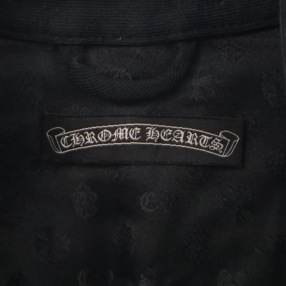 CHROME HEARTS(クロムハーツ) クロスボールボタン ロングコート ブラック