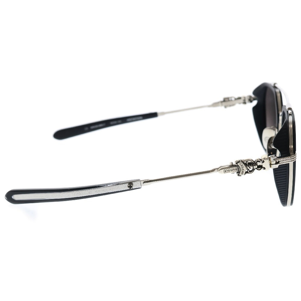 CHROME HEARTS(クロムハーツ) HOTATION ダガーテンプルダブルブリッジサングラス シルバー/ブラック