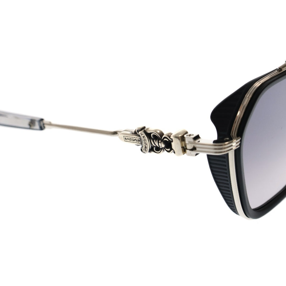 CHROME HEARTS(クロムハーツ) HOTATION ダガーテンプルダブルブリッジサングラス シルバー/ブラック