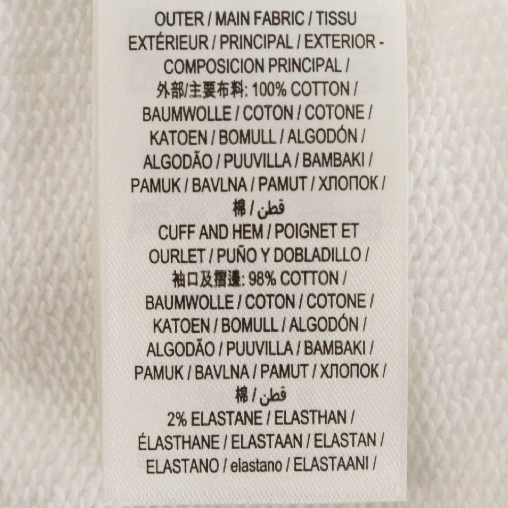 BURBERRY(バーバリー) ロゴ総柄 コットン プルオーバーパーカー 8052125 ホワイト