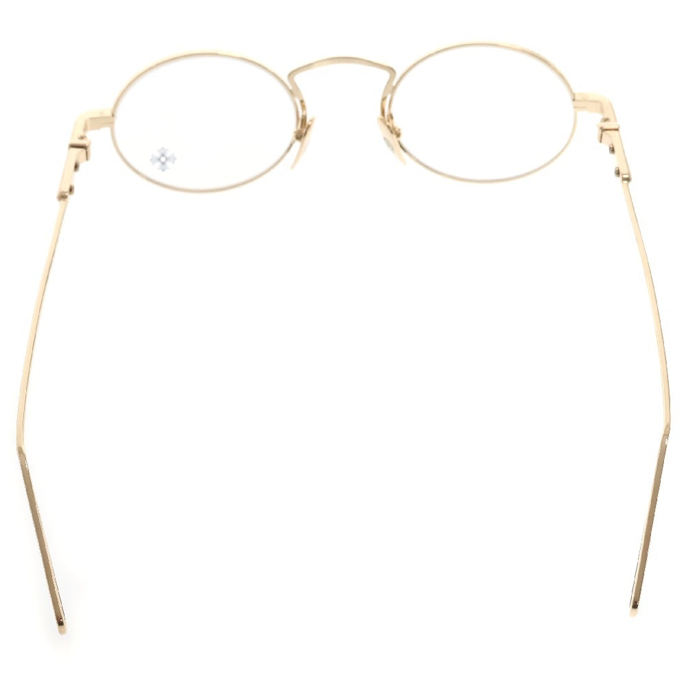 CHROME HEARTS(クロムハーツ) 48□23-151 CLAPPER クラッパー オーバルフレームゴールド眼鏡