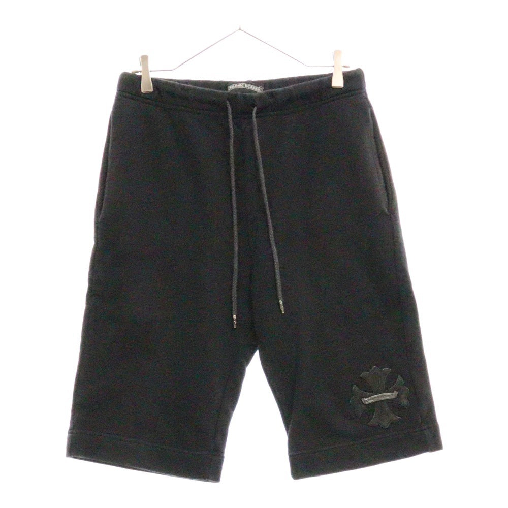 CHROME HEARTS(クロムハーツ) CHパッチ付き スウェット ハーフパンツ ブラック