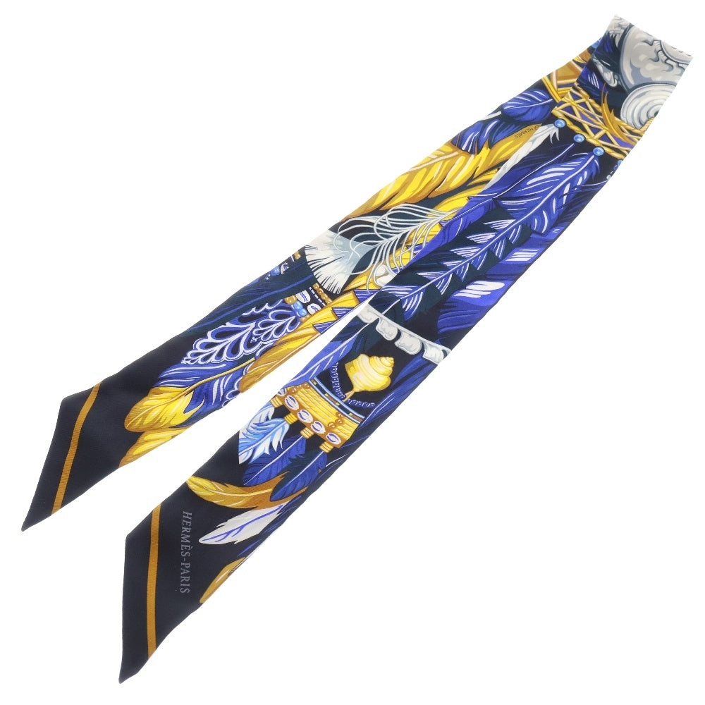 HERMES(エルメス) 総柄シルクスカーフ マルチ レディース