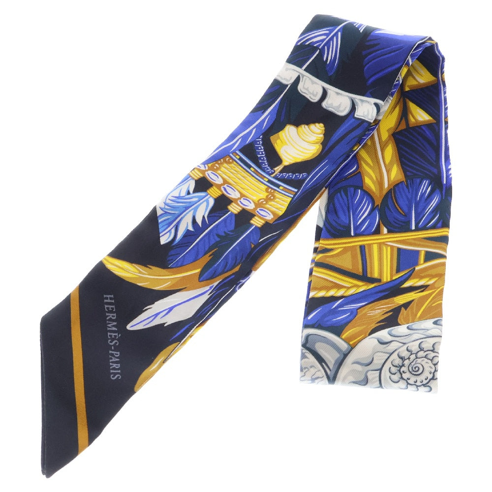 HERMES(エルメス) 総柄シルクスカーフ マルチ レディース