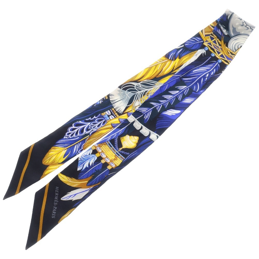 HERMES(エルメス) 総柄シルクスカーフ マルチ レディース