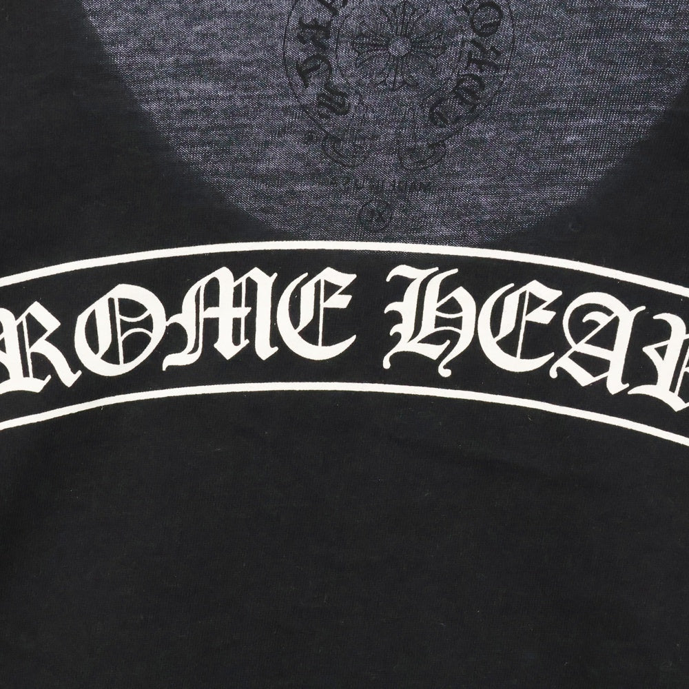 CHROME HEARTS(クロムハーツ) CH SCROLL LABEL FUCKYOU L/S /1 スクロールラベル ファックユー アームプリント ロングスリーブカットソー 長袖Tシャツ ブラック