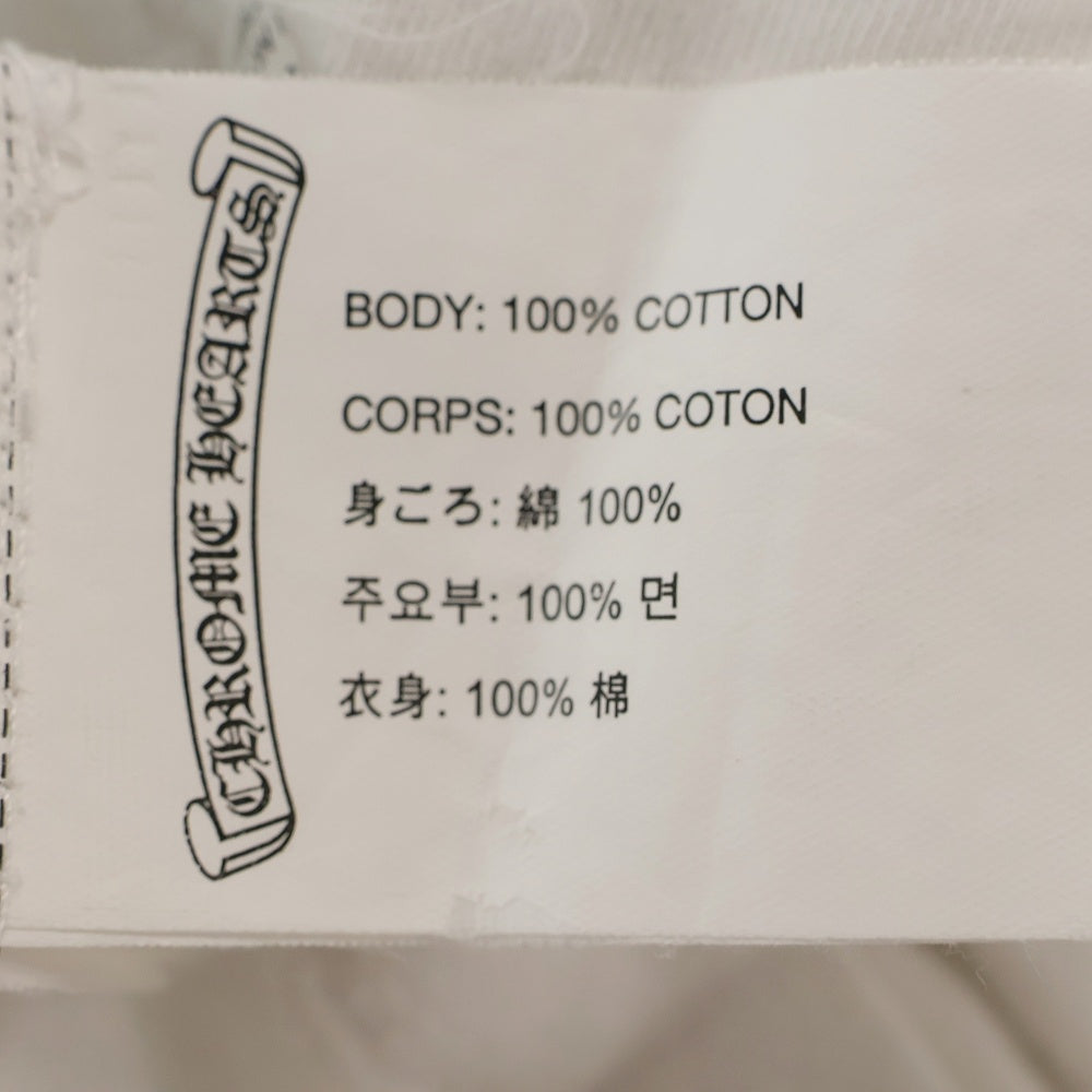 CHROME HEARTS(クロムハーツ) L/S Tee バックヴァインダガープリント 長袖Tシャツ ホワイト