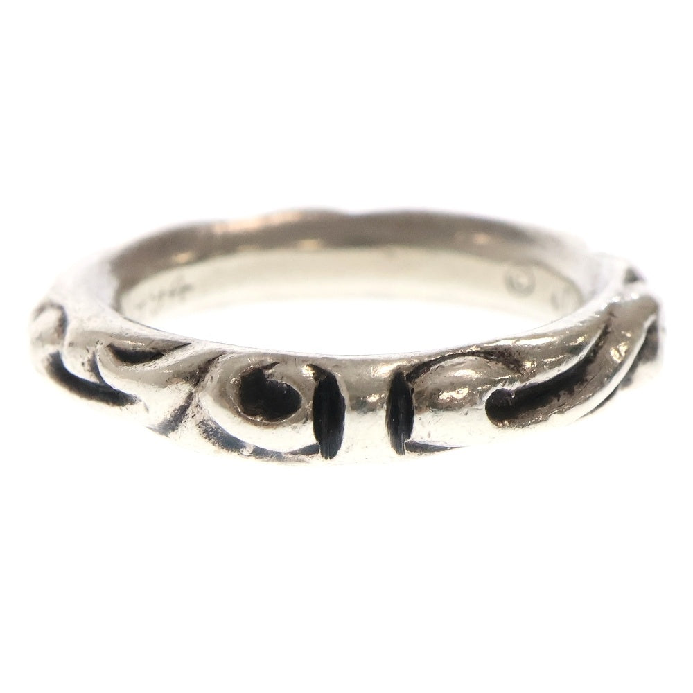 CHROME HEARTS(クロムハーツ) SCRL BAND スクロールバンド リング シルバー BCA351