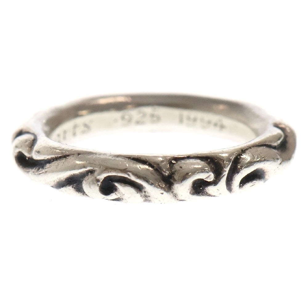 CHROME HEARTS(クロムハーツ) SCRL BAND スクロールバンド リング シルバー BCA351