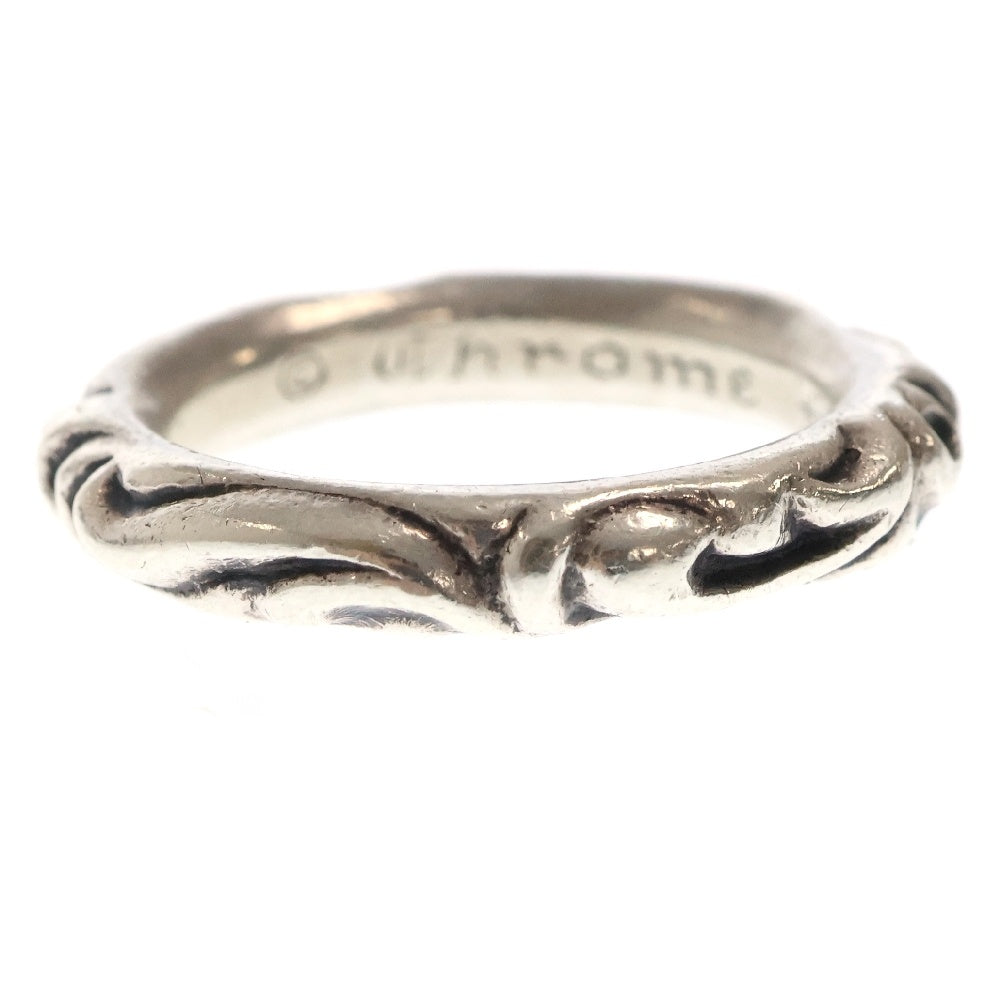 CHROME HEARTS(クロムハーツ) SCRL BAND スクロールバンド リング シルバー BCA351