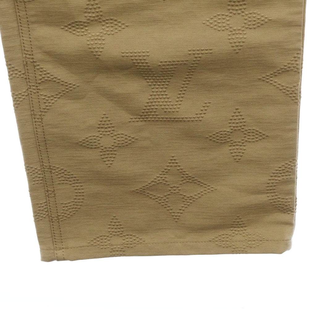 LOUIS VUITTON(ルイヴィトン) 25SS モノグラム エンブロイダリー スケートパンツ RM251M SYW HSD77W/1AHBM8 ブラウン