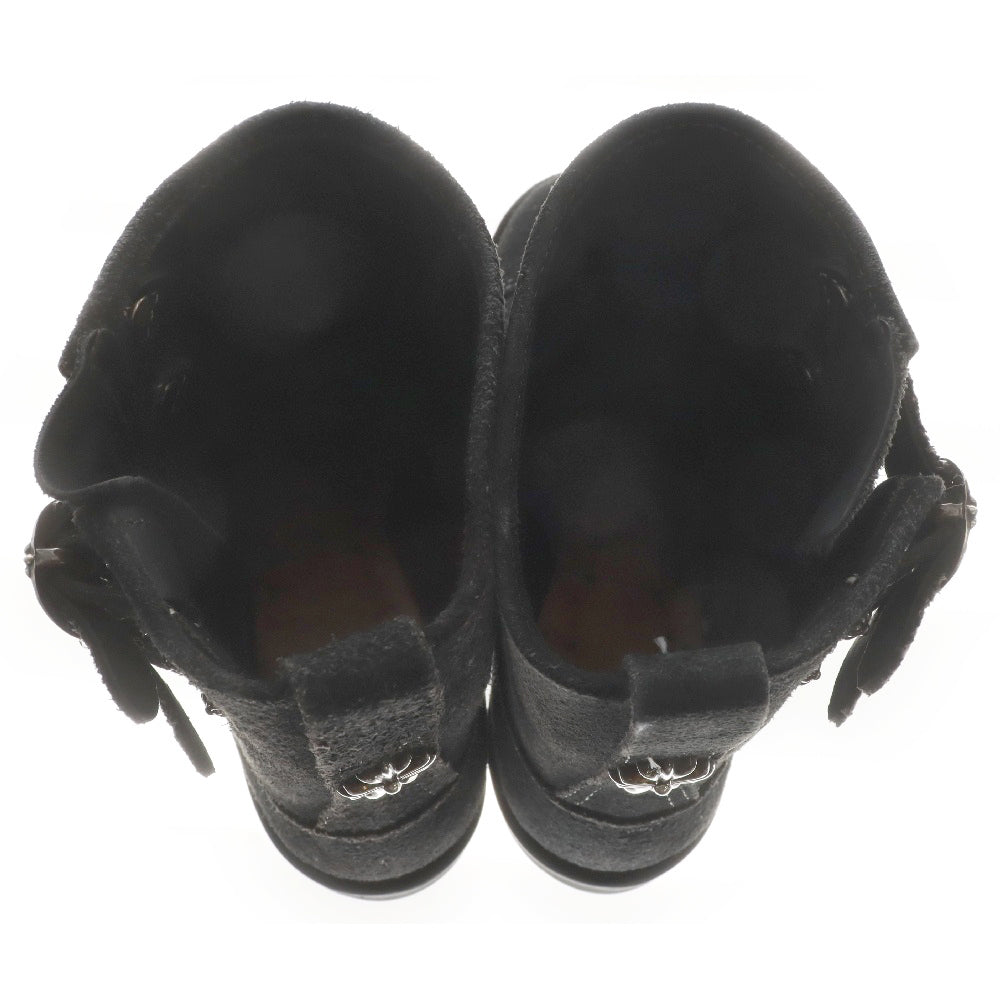 CHROME HEARTS(クロムハーツ) ×WESCO BOSS ウエスコ ボス ガンスリンガースウェードレザー スモールCH付き エンジニアブーツ ブラック