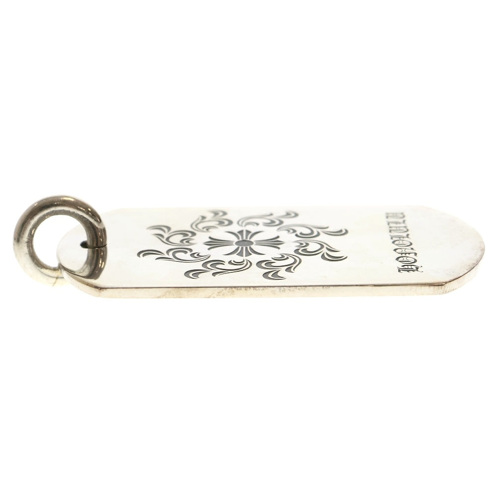 CHROME HEARTS(クロムハーツ) D TAG LRG LTD ホノルル限定 CHシャイン ラージドッグタグ ネックレストップ シルバー