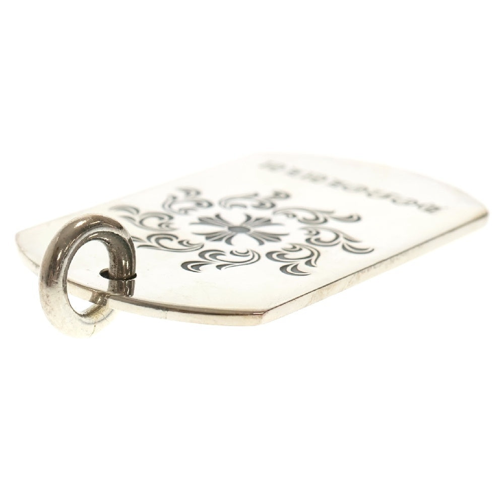 CHROME HEARTS(クロムハーツ) D TAG LRG LTD ホノルル限定 CHシャイン ラージドッグタグ ネックレストップ シルバー