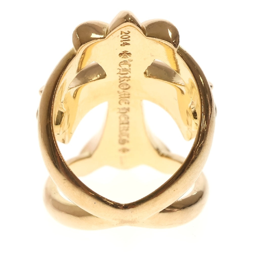 CHROME HEARTS(クロムハーツ) 22K INFINITY CRS AFTER P DIA W CNTR CTN 22Kインフィニティクロス アフターPAVEダイヤ ゴールドリング