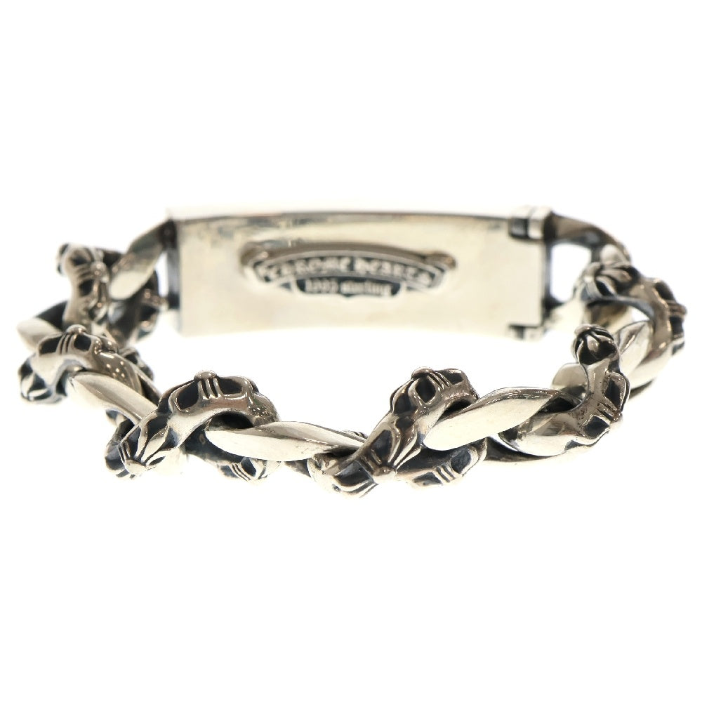 CHROME HEARTS(クロムハーツ) ID DAGGER AFTER P/D ダガーIDファンシー アフターPAVEダイヤ シルバーブレスレット