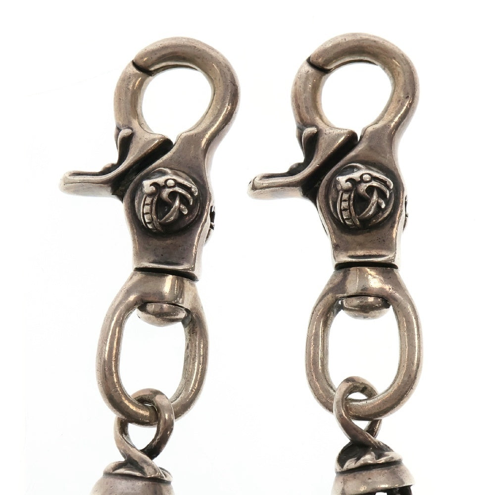 CHROME HEARTS(クロムハーツ) WALLET CHAIN CELTIC ROLLER 2CLIP LONG ウォレットチェーン ケルティック ローラー 2クリップ ロング