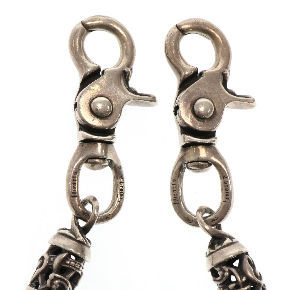CHROME HEARTS(クロムハーツ) WALLET CHAIN CELTIC ROLLER 2CLIP LONG ウォレットチェーン ケルティック ローラー 2クリップ ロング