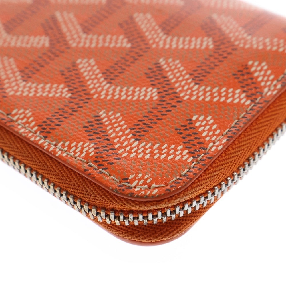 GOYARD(ゴヤール) Coin Card Case レザー コイン カードケース 財布 オレンジ