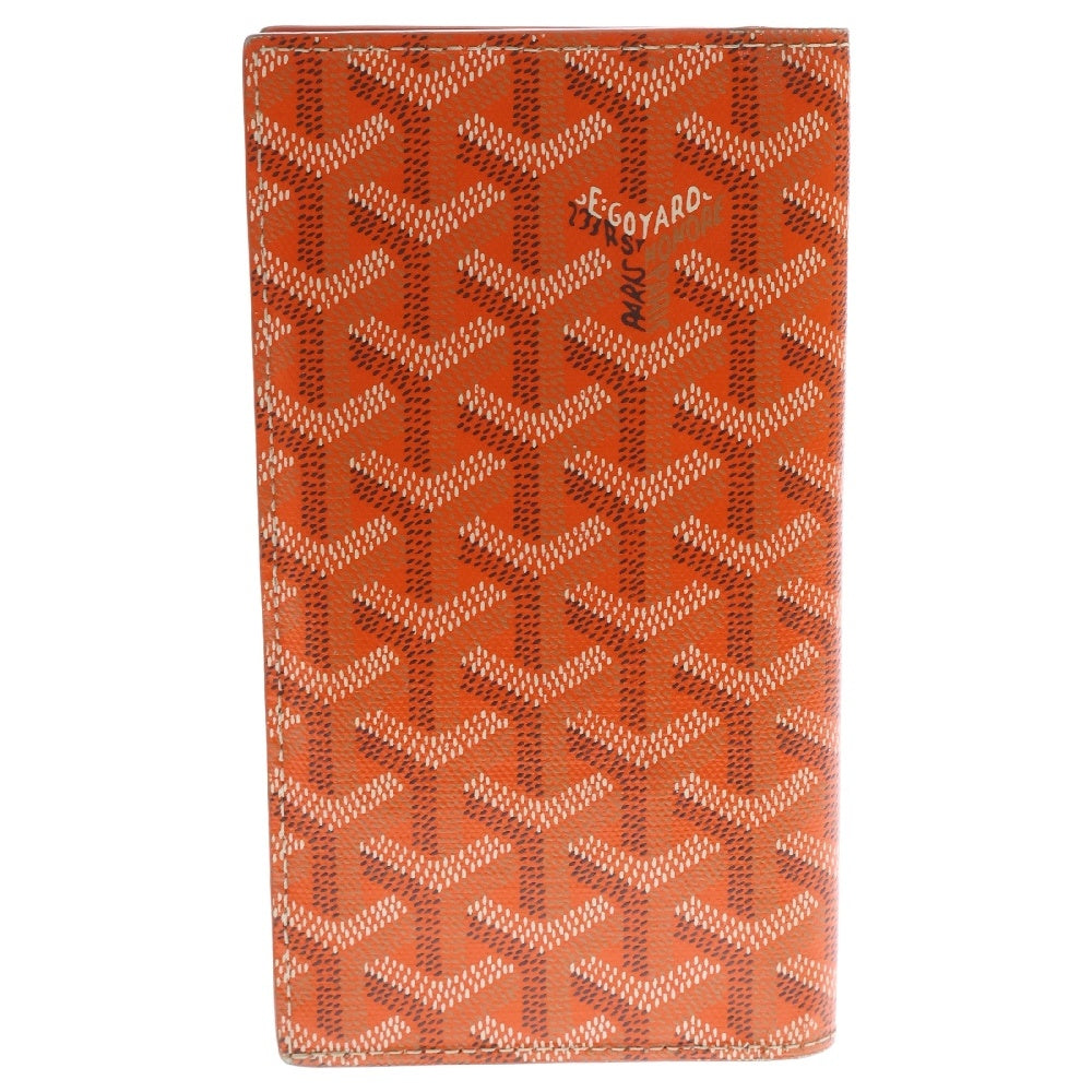GOYARD(ゴヤール) サンロック キャンバスレザー ウォレット 二つ折り 財布 オレンジ