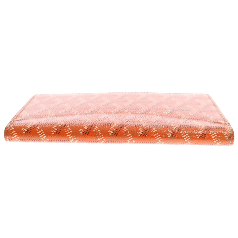 GOYARD(ゴヤール) サンロック キャンバスレザー ウォレット 二つ折り 財布 オレンジ