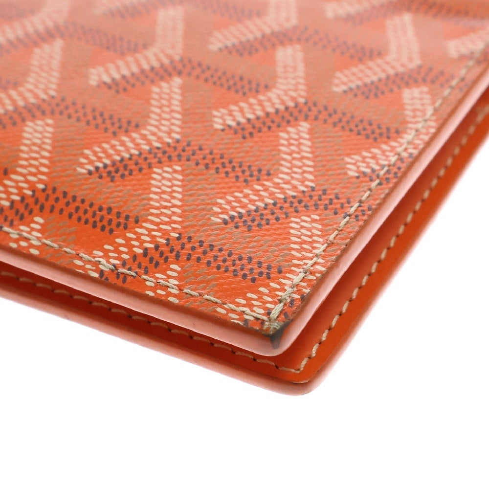 GOYARD(ゴヤール) サンロック キャンバスレザー ウォレット 二つ折り 財布 オレンジ