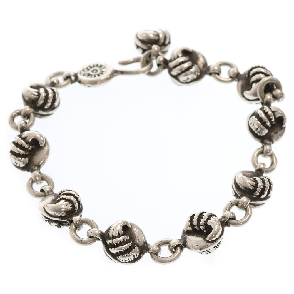 CHROME HEARTS(クロムハーツ) NO2 CROW BALL #2クロウボール シルバーブレスレット シルバー