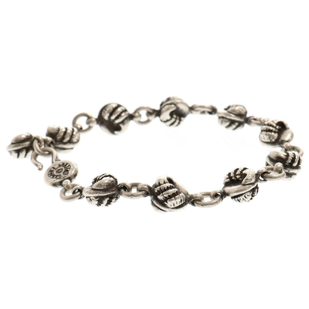 CHROME HEARTS(クロムハーツ) NO2 CROW BALL #2クロウボール シルバーブレスレット シルバー