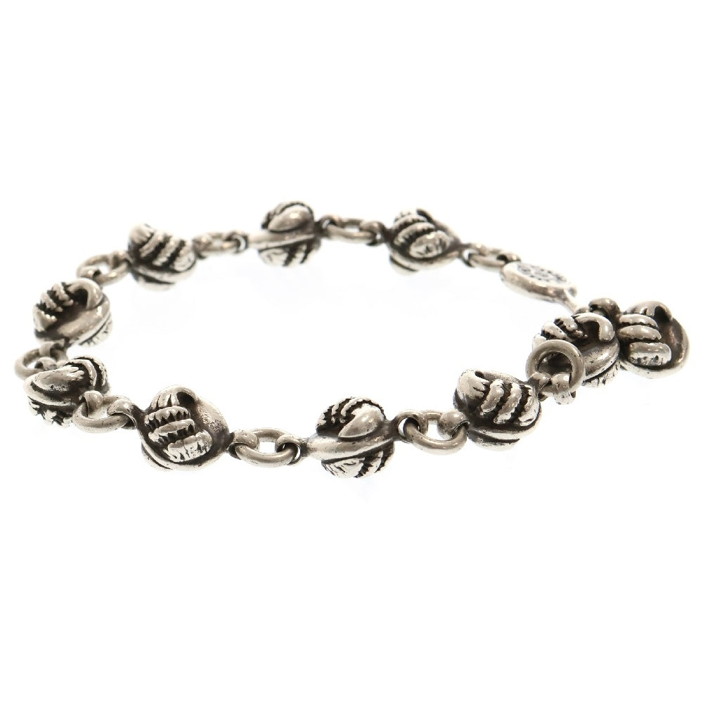 CHROME HEARTS(クロムハーツ) NO2 CROW BALL #2クロウボール シルバーブレスレット シルバー