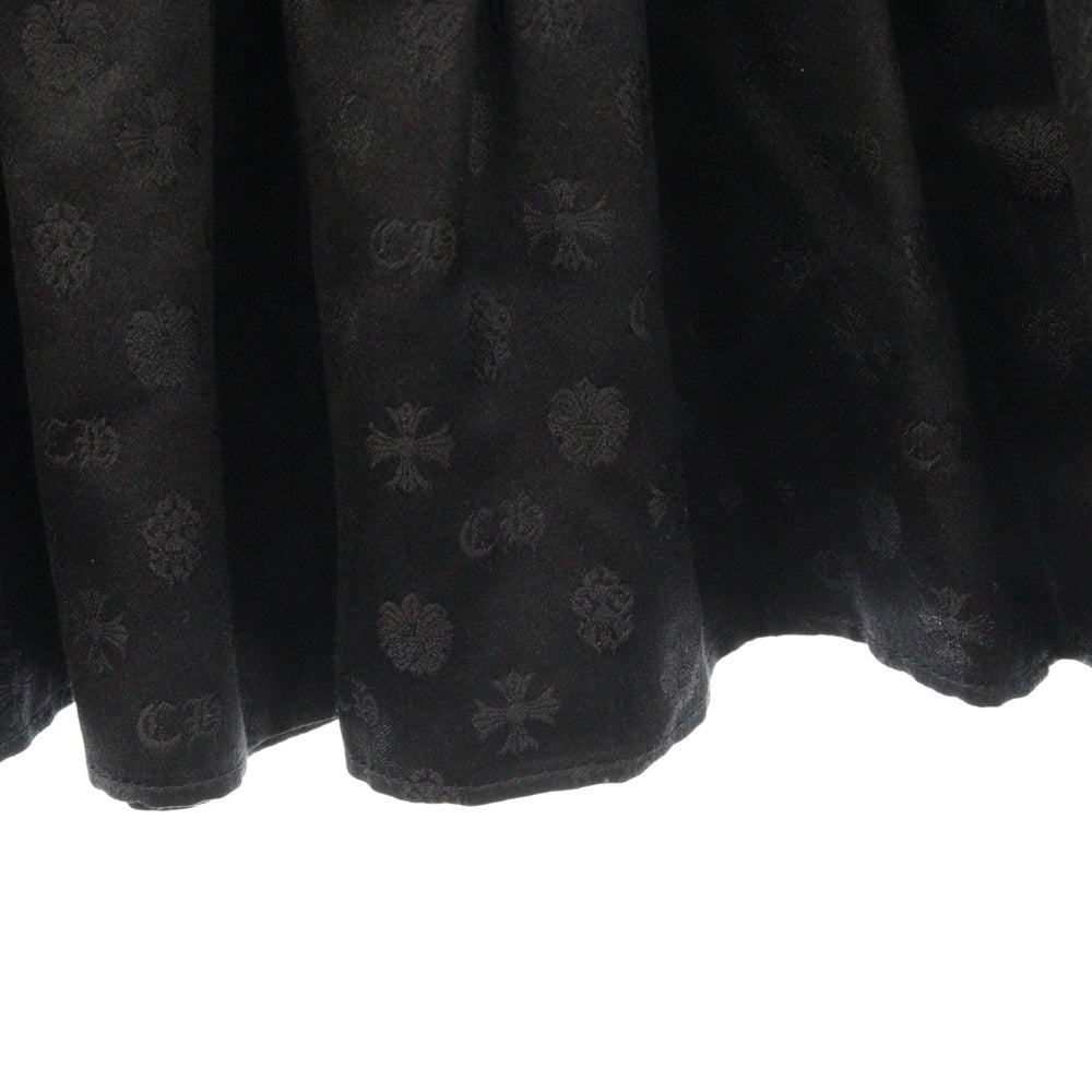 CHROME HEARTS(クロムハーツ) CH総柄 シルク スカート レディース ブラック