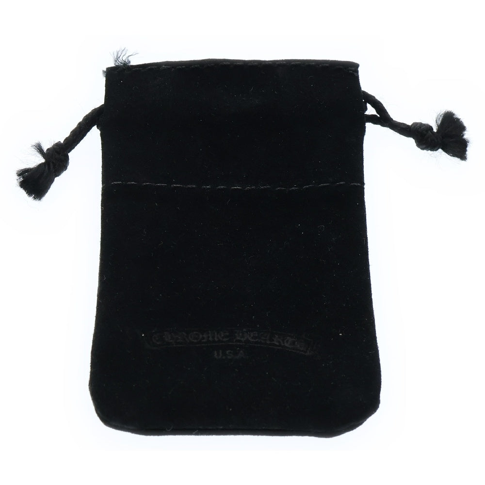 CHROME HEARTS(クロムハーツ) 18K TNY CRSF P SAP タイニーファットクロス PAVEピンクサファイア ホワイトゴールドネックレストップ