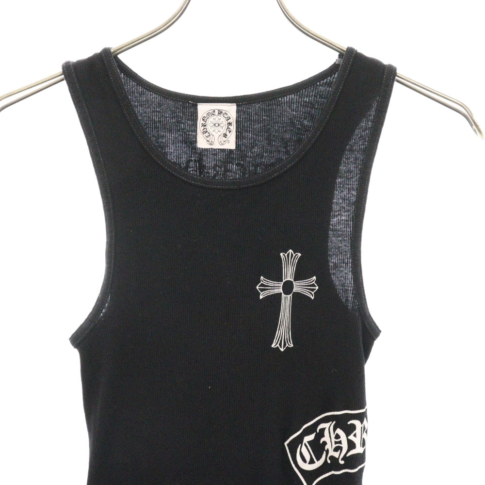 CHROME HEARTS(クロムハーツ) オールド サイドロゴ ファックユー タンクトップ ノースリーブ ブラック