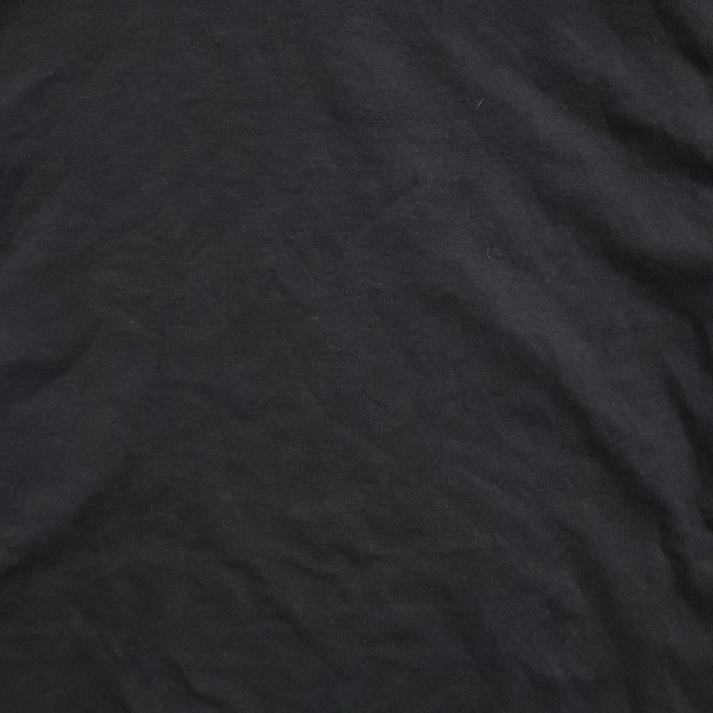 CHROME HEARTS(クロムハーツ) OLD フロントホースシュー刺繍 半袖Tシャツ カットソー ブラック