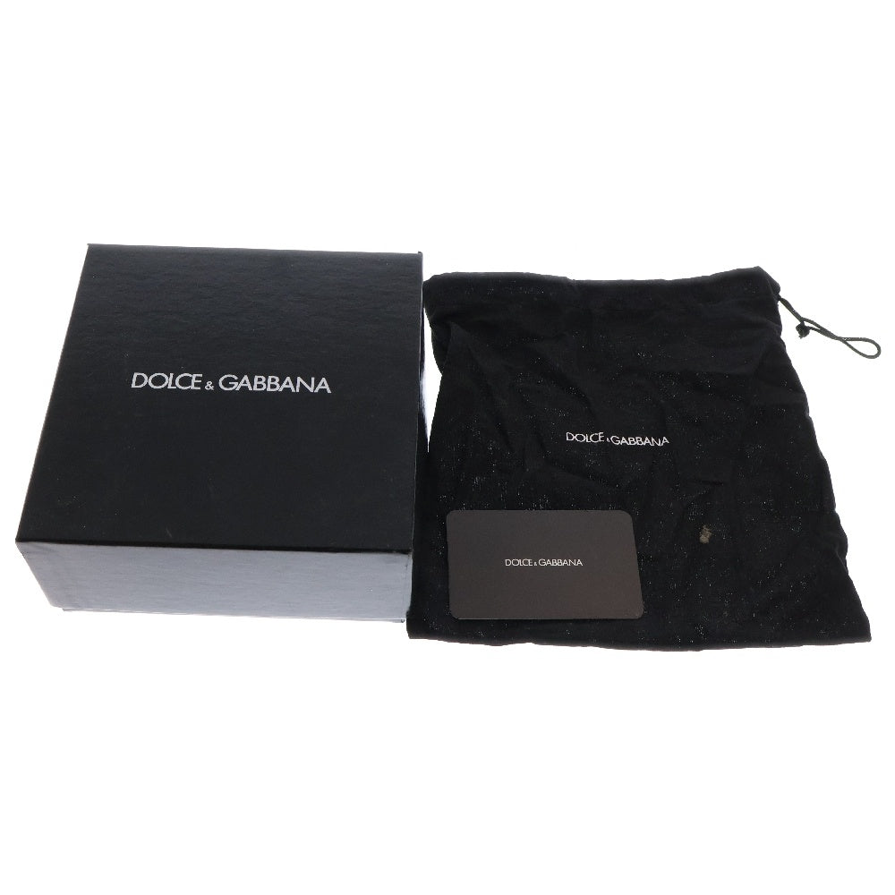 DOLCE & GABBANA(ドルチェアンドガッバーナ) DGロゴバックル パイソンレザー ベルト ブラック