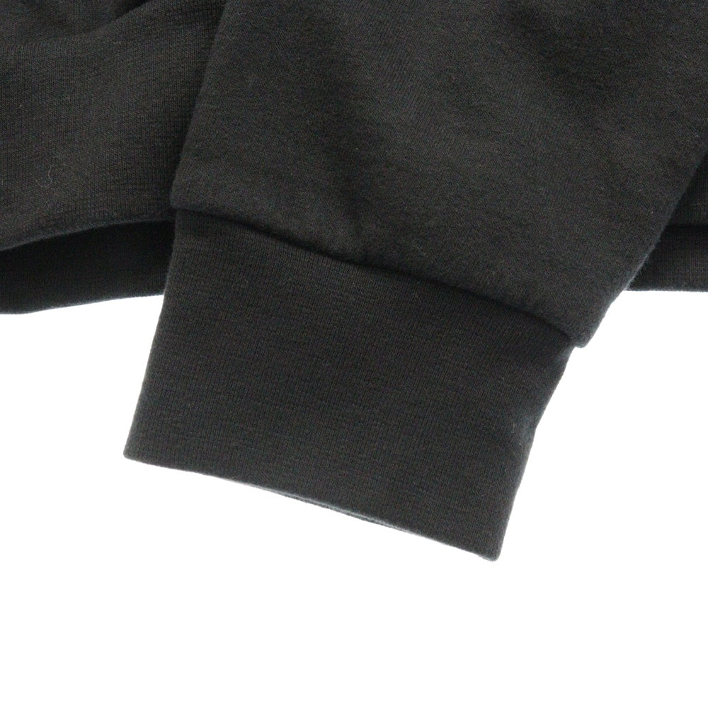 CHROME HEARTS(クロムハーツ) Horseshoe L/S Sweatshirt ホースシュープリント 袖フローラル スウェットトレーナー ブラック