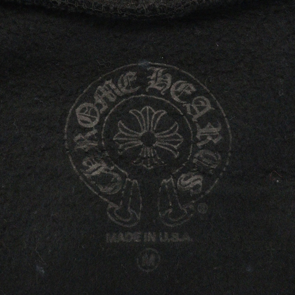 CHROME HEARTS(クロムハーツ) SWTSHRT PLVR 袖フローラルバックホースシュープリントパーカー