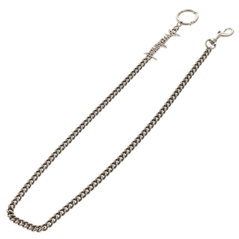 BALENCIAGA(バレンシアガ) タイポロゴウォレットチェーン シルバー