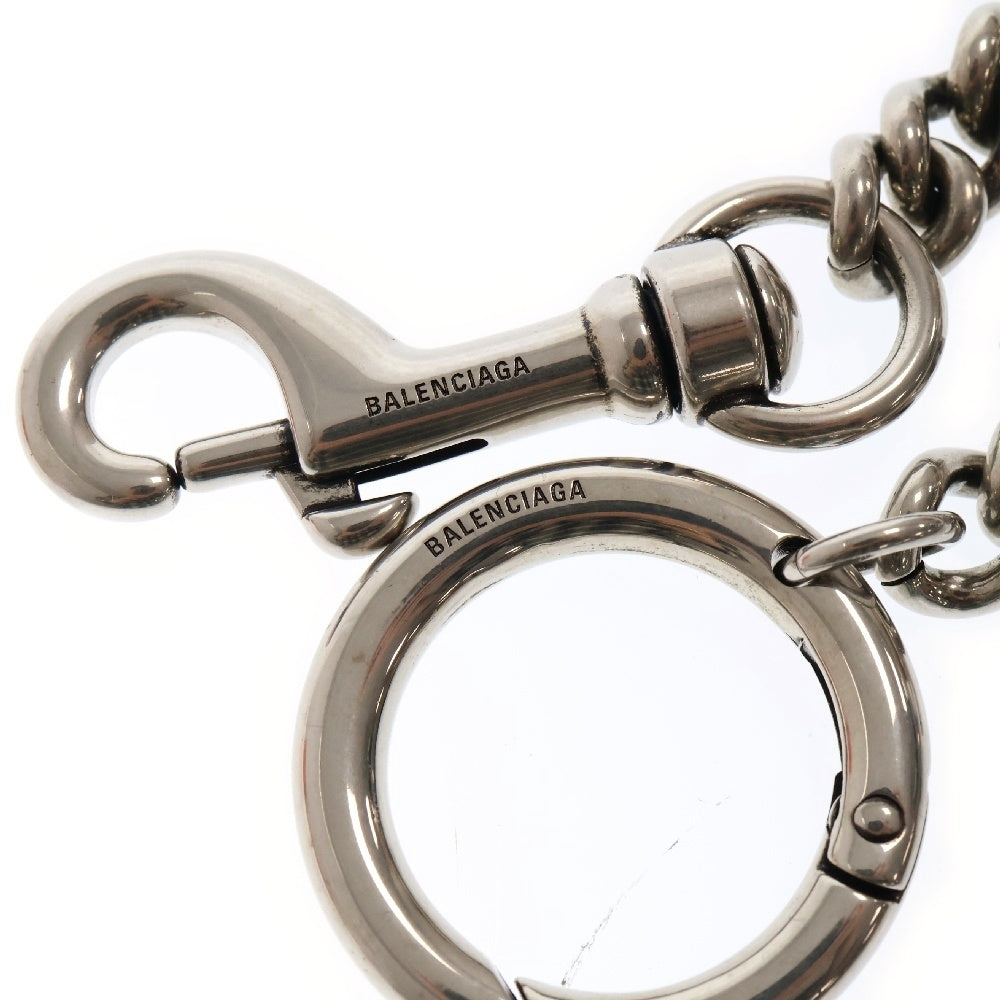BALENCIAGA(バレンシアガ) タイポロゴウォレットチェーン シルバー