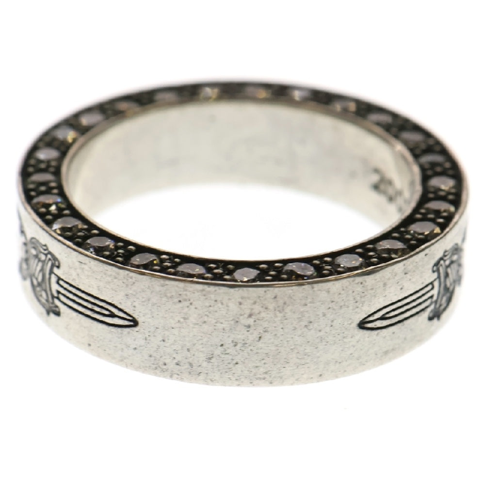 CHROME HEARTS(クロムハーツ) 6mm SPACER DAGGER 6mmスペーサーリング アフターPAVEダイヤ シルバー