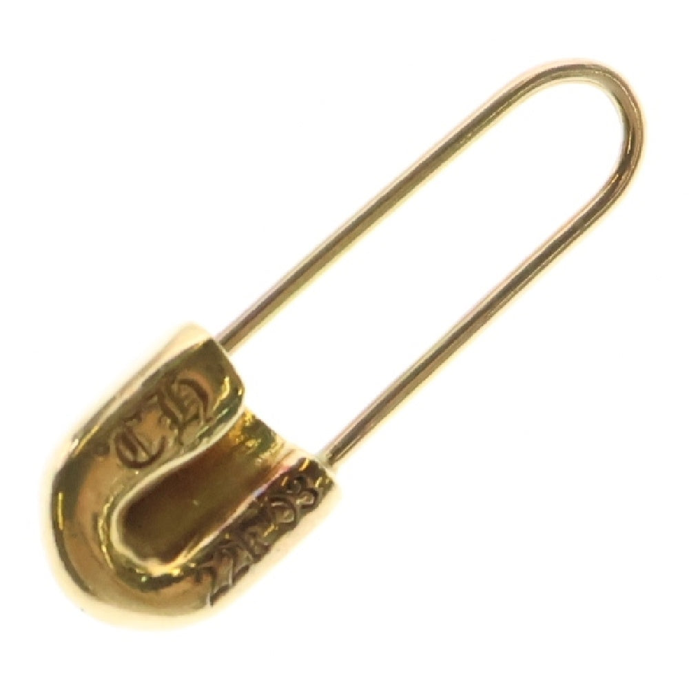 CHROME HEARTS(クロムハーツ) 22K ER SAFETY PIN CH PLS L セーフティーピン ゴールドピアス