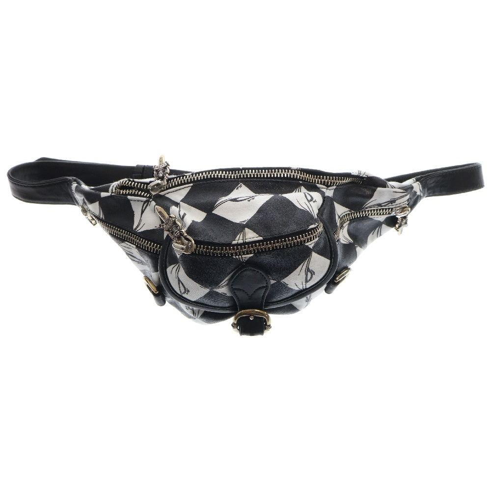 CHROME HEARTS(クロムハーツ) ×MATTY BOY PRO 99 EYES SNAT PACK MINI ×マッティボーイ プロ 99 アイズスナットパックミニ ダガージップ ガンスリンガーベルト レザー ボディーバッグ