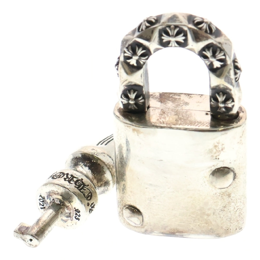 CHROME HEARTS(クロムハーツ) PADLOCK FLERKNEE パドロックフレアニーネックレストップ シルバー
