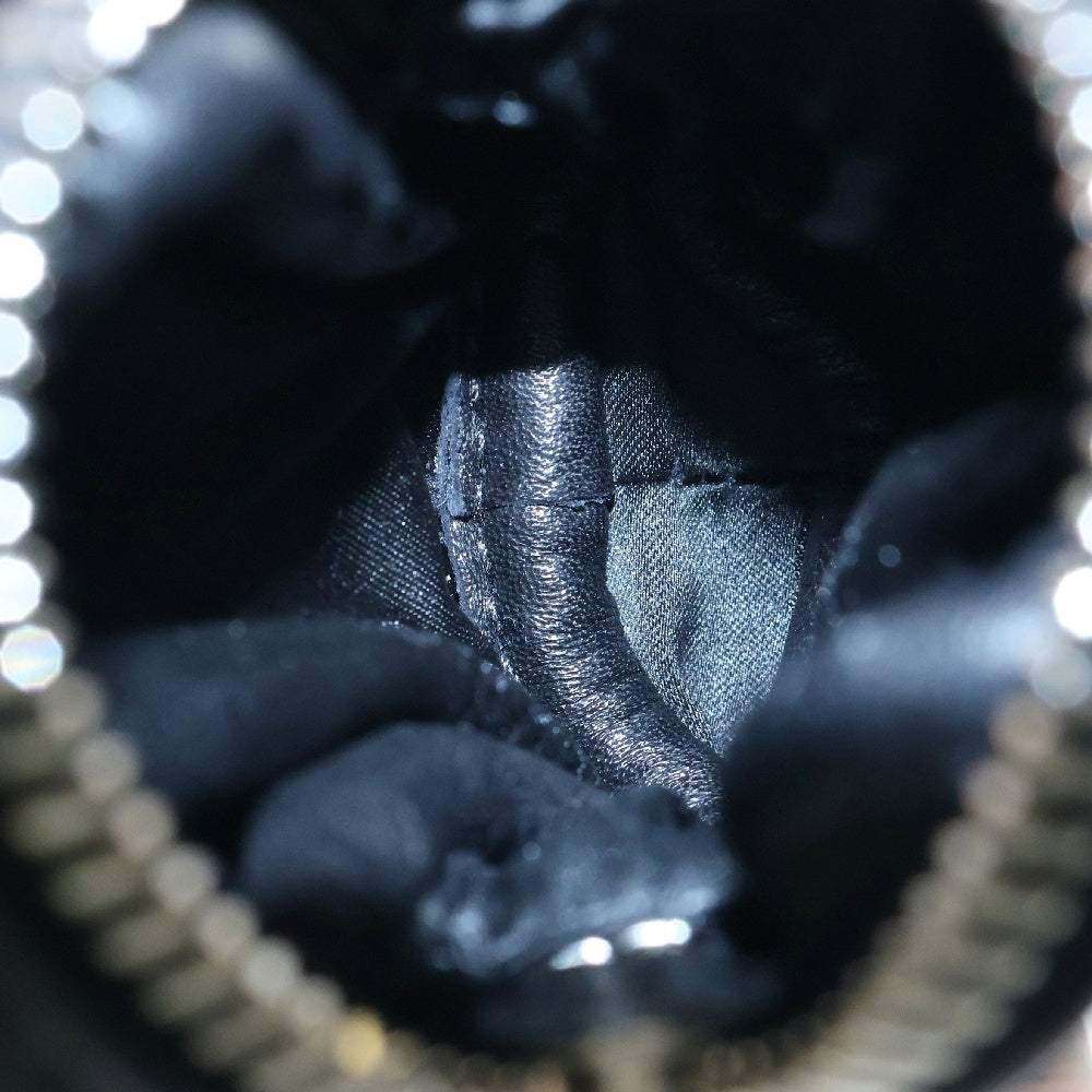 CHROME HEARTS(クロムハーツ) MICRO TAKA マイクロタカ クロスパッチ付きレザーエアポッズAirPodsケース ブラック
