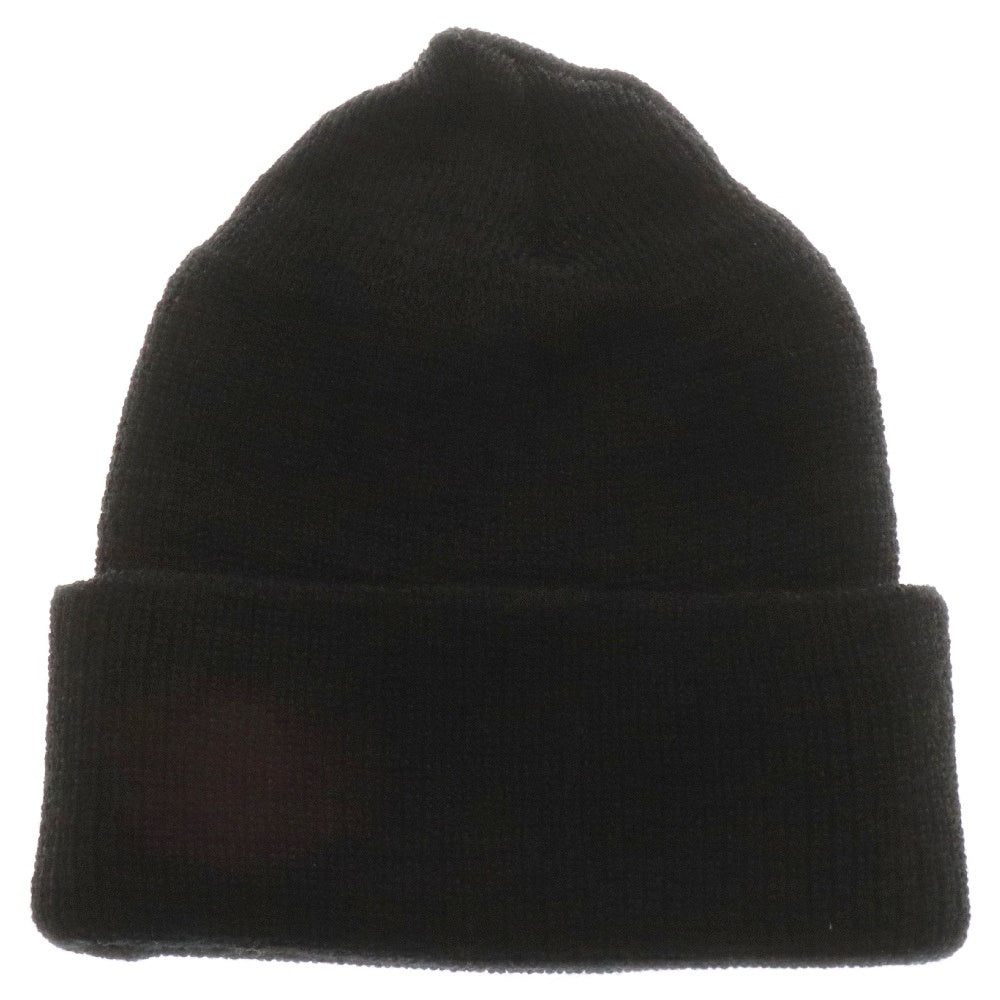 CHROME HEARTS(クロムハーツ) WOOL WATCH CAP ウールワッチキャップ CHロゴ刺繍ビーニーニット帽 ブラック/ホワイト