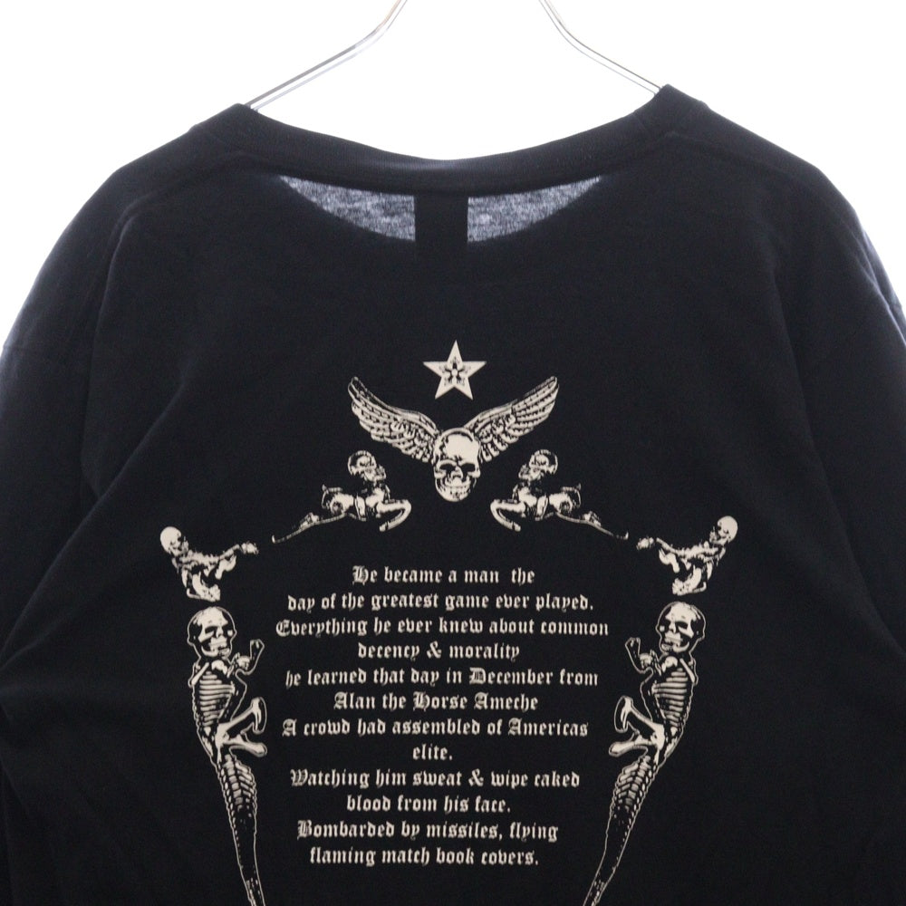 CHROME HEARTS(クロムハーツ) バック フォティプリント 長袖カットソー ブラック