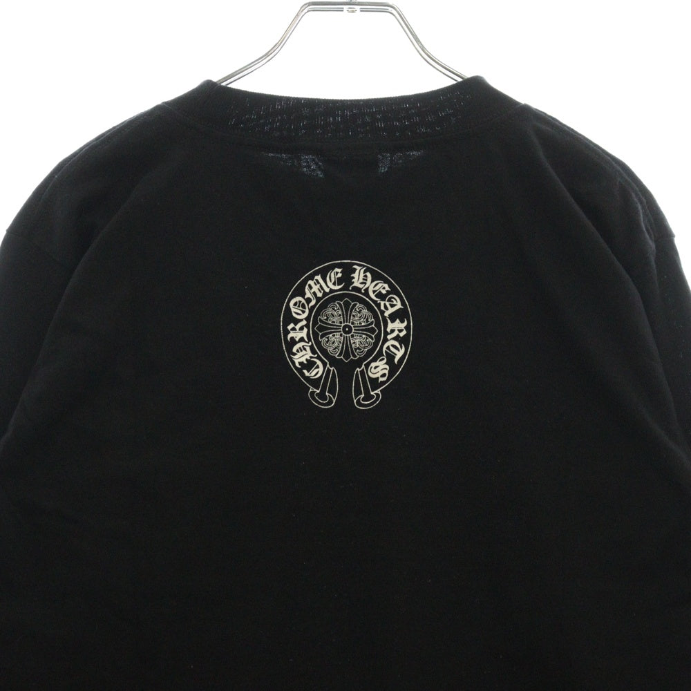 CHROME HEARTS(クロムハーツ) OLD Dagger logo L/S Tee オールドモデル ダガーロゴプリント長袖Tシャツ ブラック