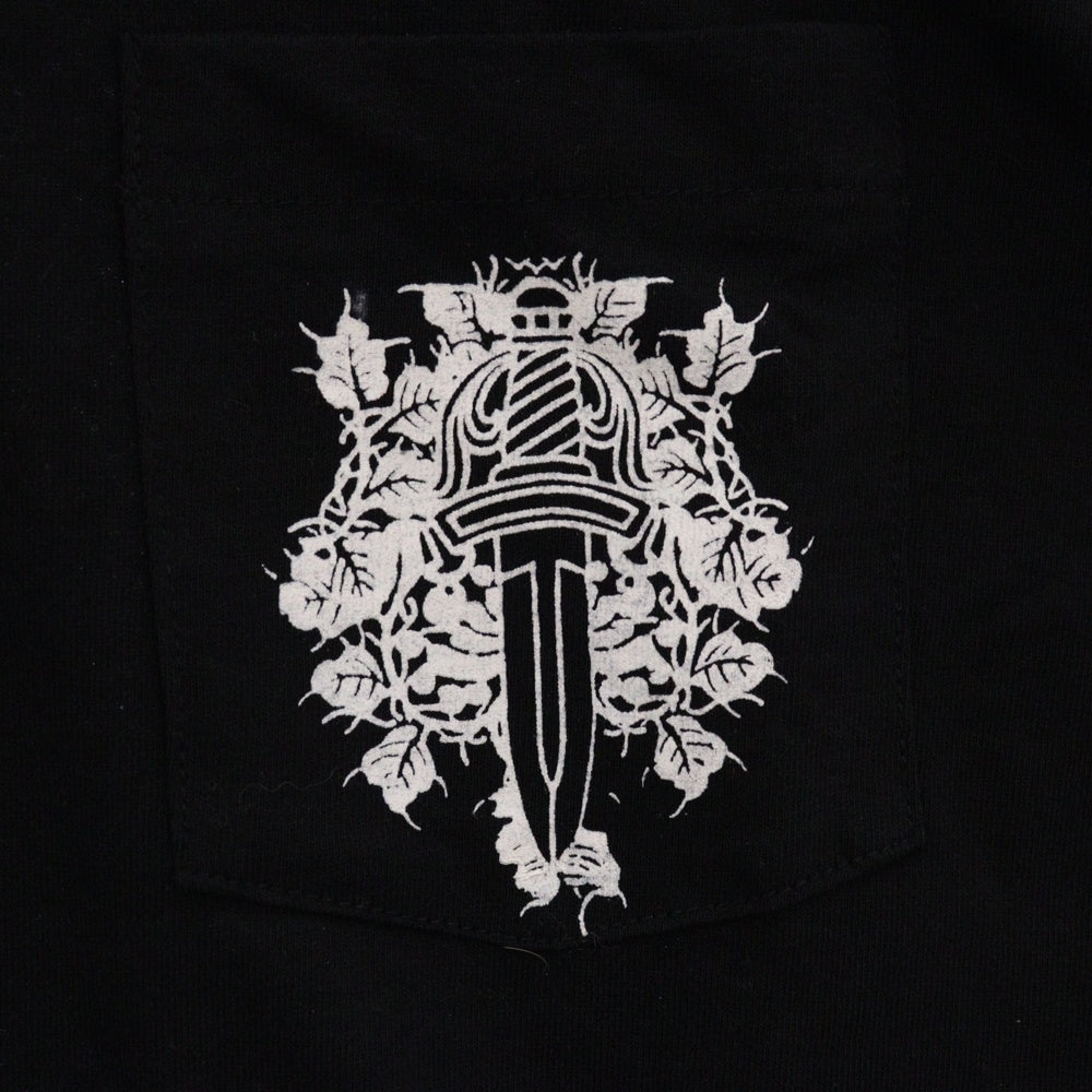 CHROME HEARTS(クロムハーツ) OLD Dagger logo L/S Tee オールドモデル ダガーロゴプリント長袖Tシャツ ブラック